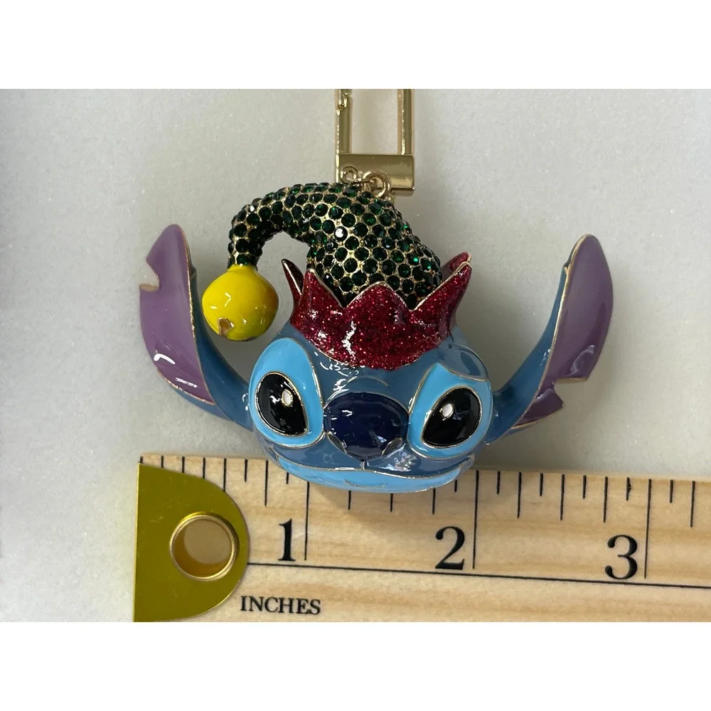 Disney BaubleBar Stitch BaubleBar Christmas Bag Charm Beaded Keychain Holiday
